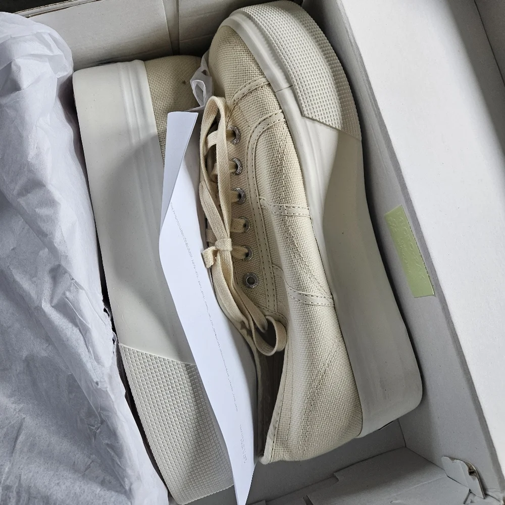 Superga Off-White Platform Sneakers - Picture 6 of 8